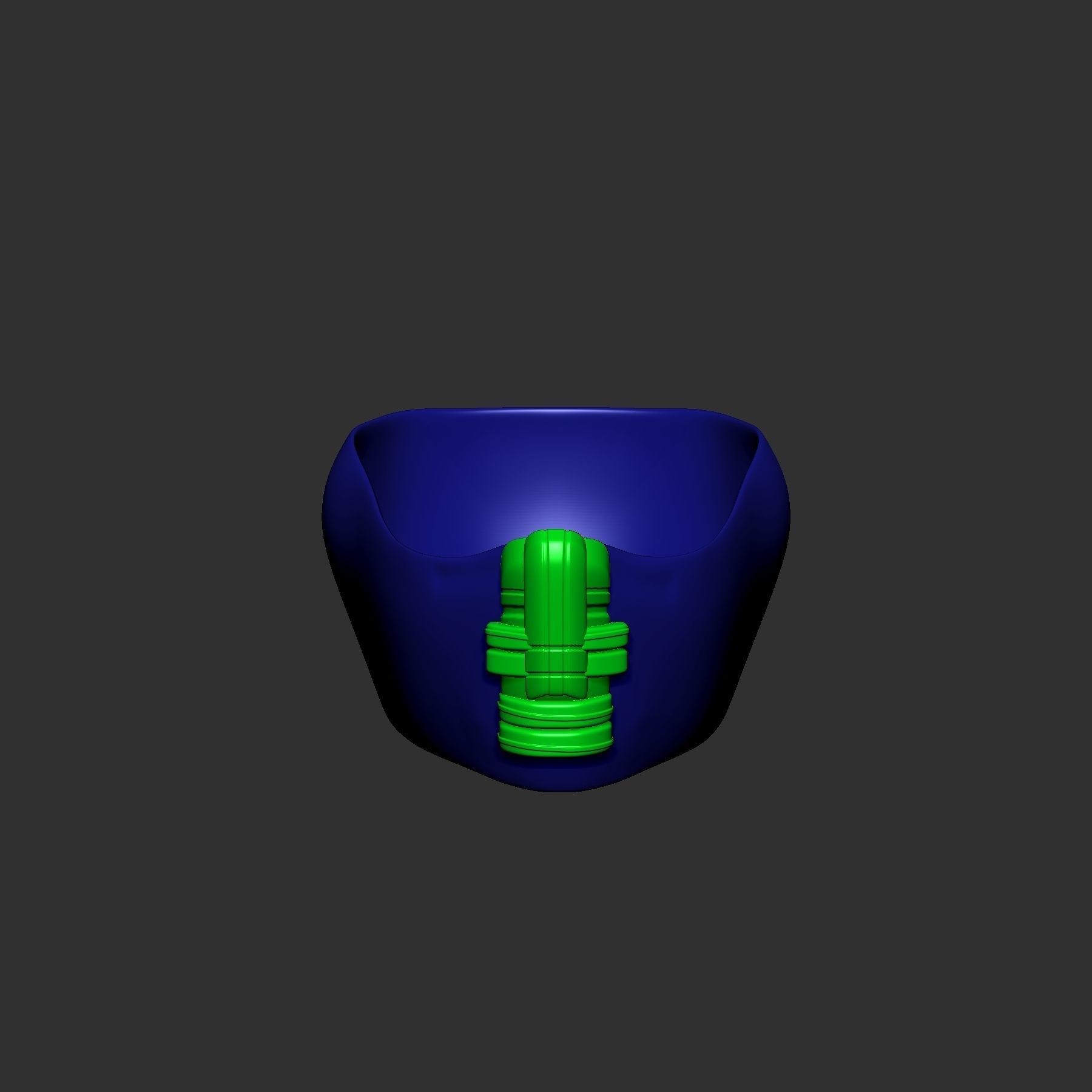 helmet high poly sculpt 3d printable 3D model 3D model_2