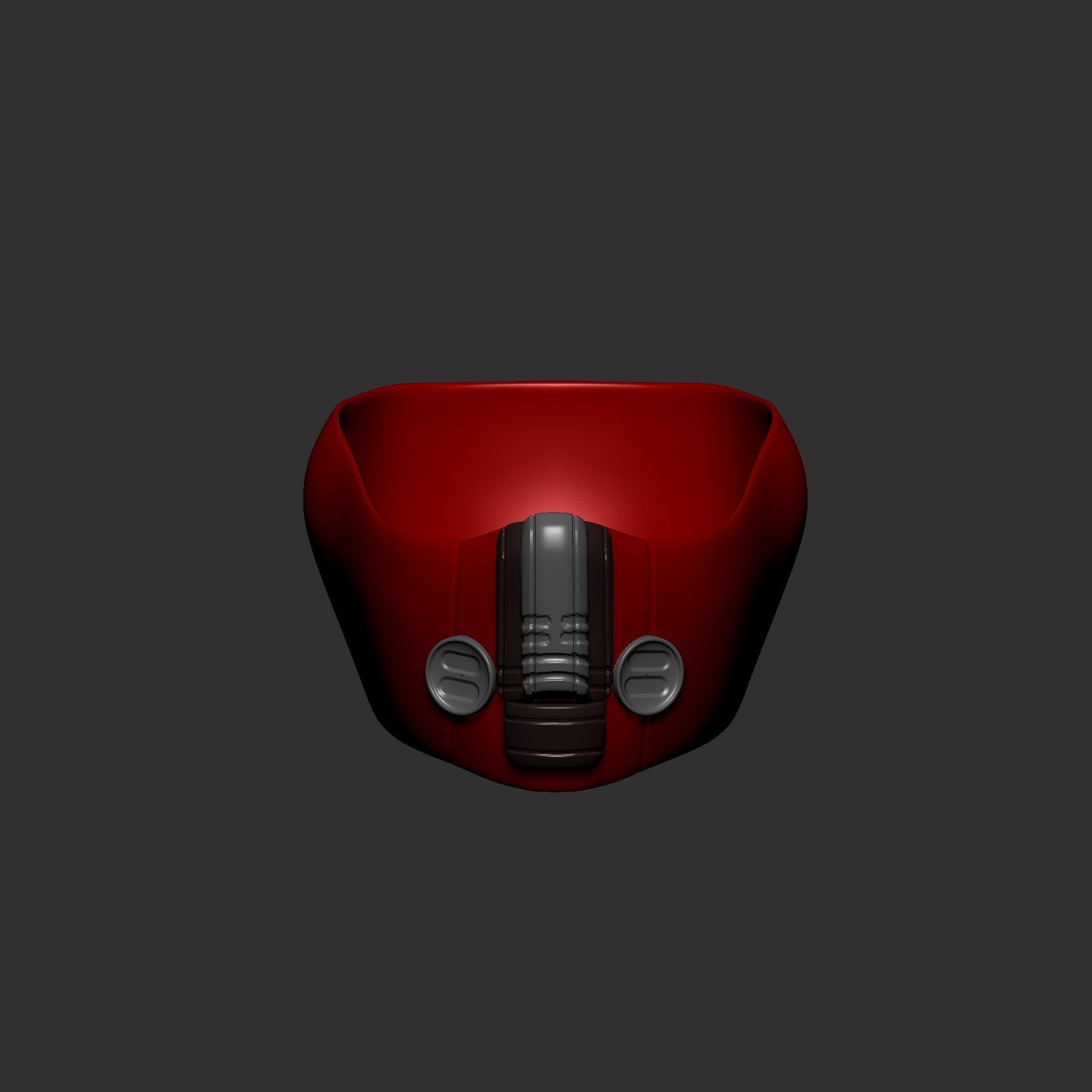 Gas mask helmet 3d model 3D model_2