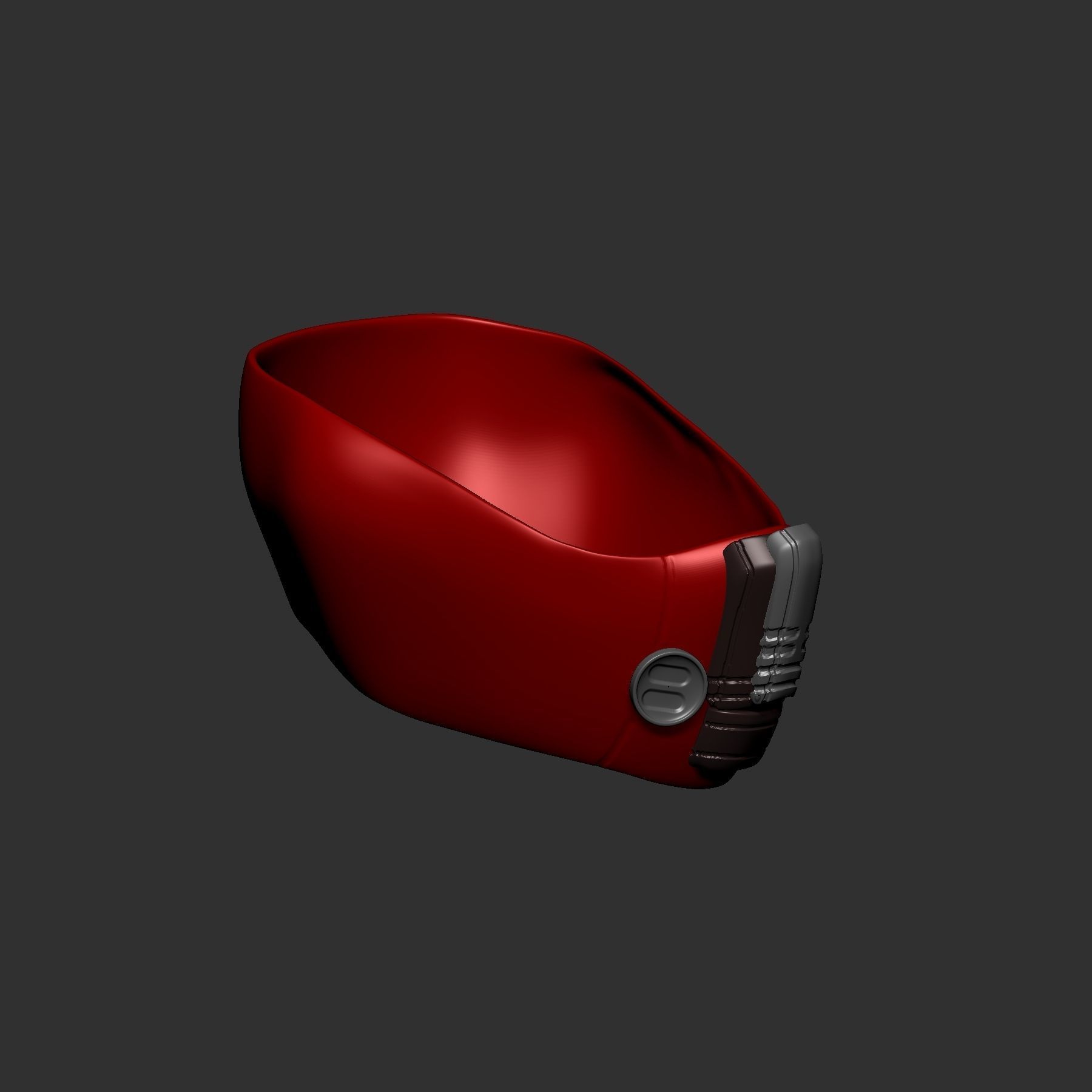 Gas mask helmet 3d model 3D model_5