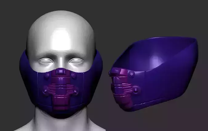 helmet high poly sculpt 3d printable 3D model 3D model