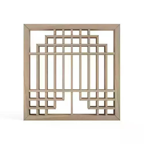 Futaekozu wooden frame with squares 3D print model