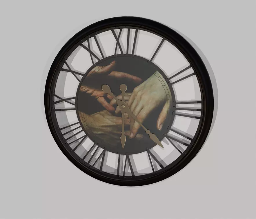 Wall Clock 3D model