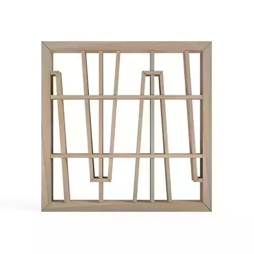 Tachisuehiro wooden frame with squares in it 3D print model