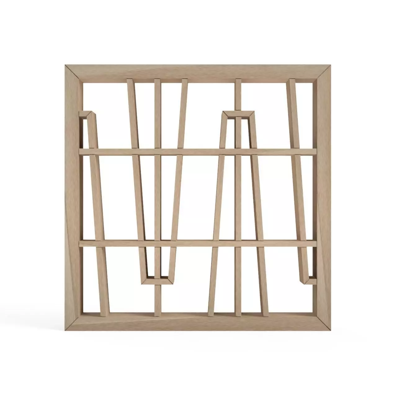 Tachisuehiro wooden frame with squares in it 3D print model_0