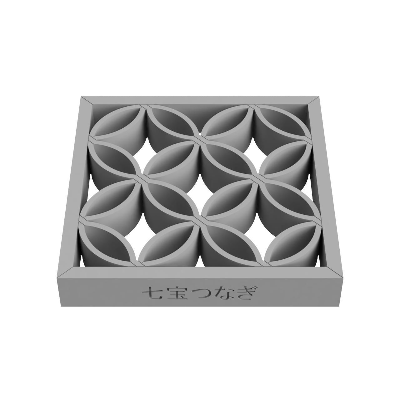 Shippotsunagi wooden wall art 3D print model_3