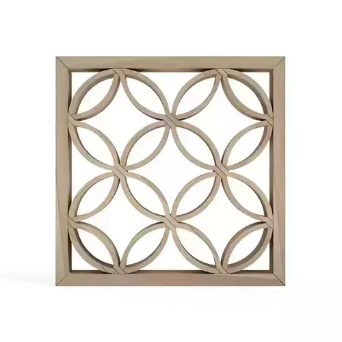 Shippotsunagi wooden wall art 3D print model