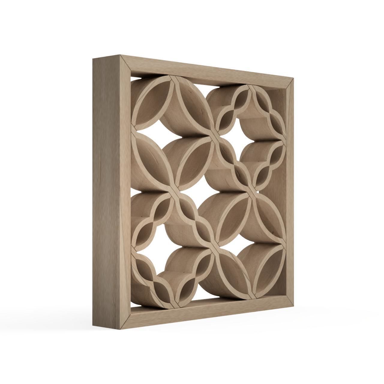 Botanshippo wooden wall art 3D print model_2