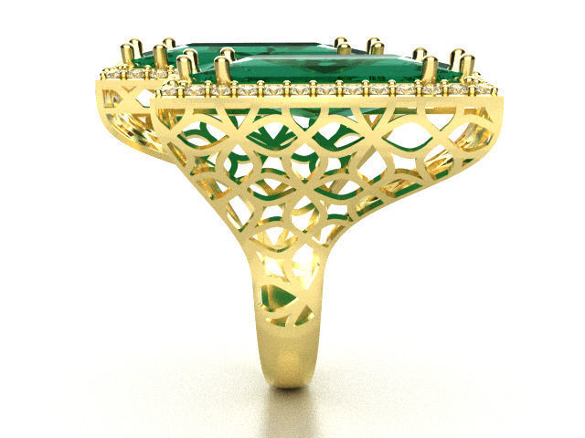 big stone 2 square r00060 3D print model_7