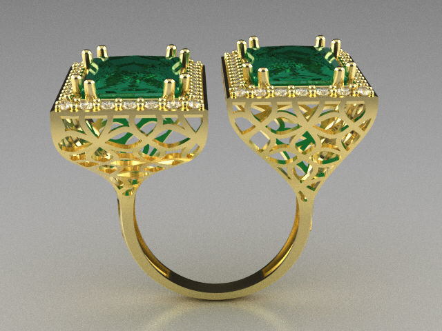 big stone 2 square r00060 3D print model_2