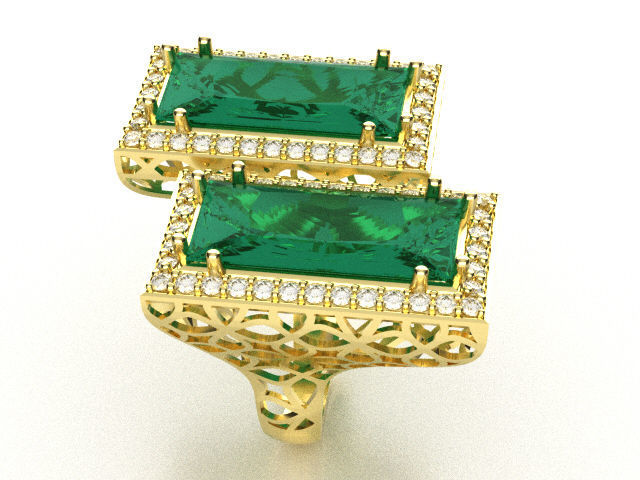 big stone 2 square r00060 3D print model_6