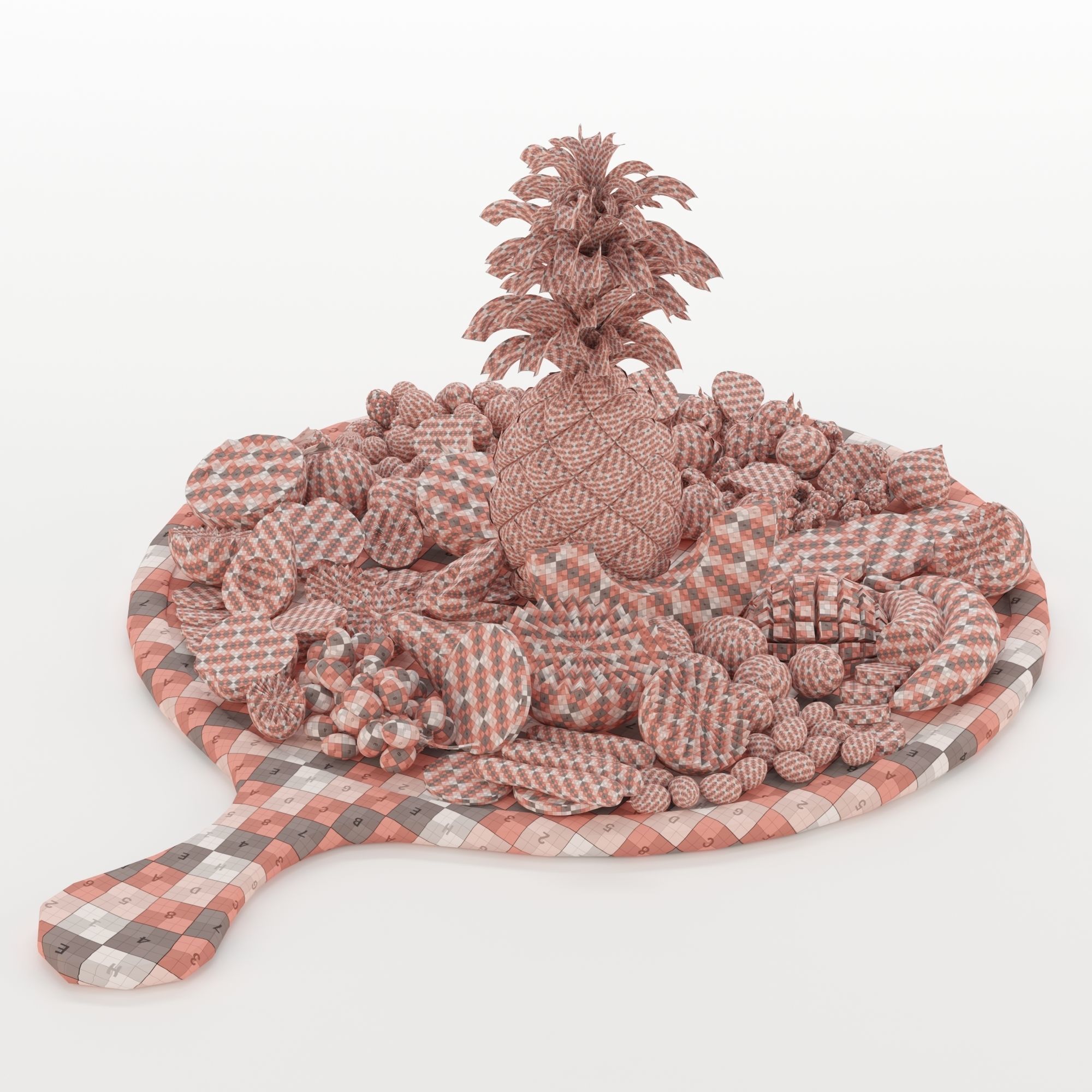 Fruit tray 3D model_3