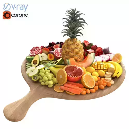 Fruit tray 3D model