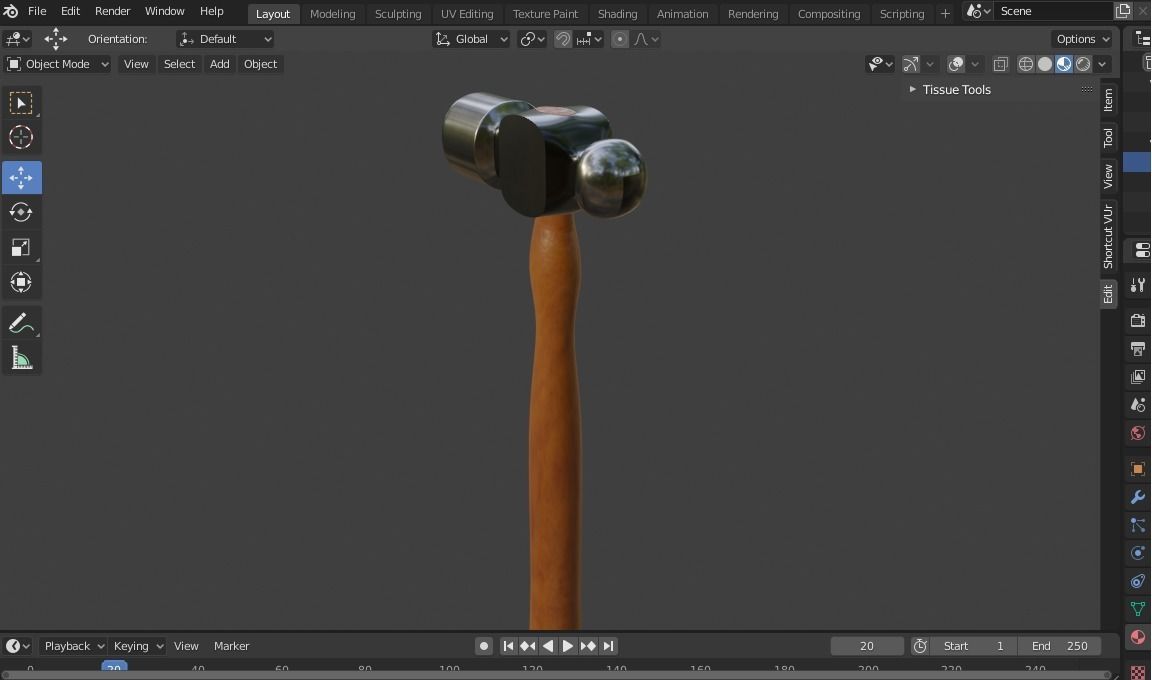 Hammer Pack 3D model_8