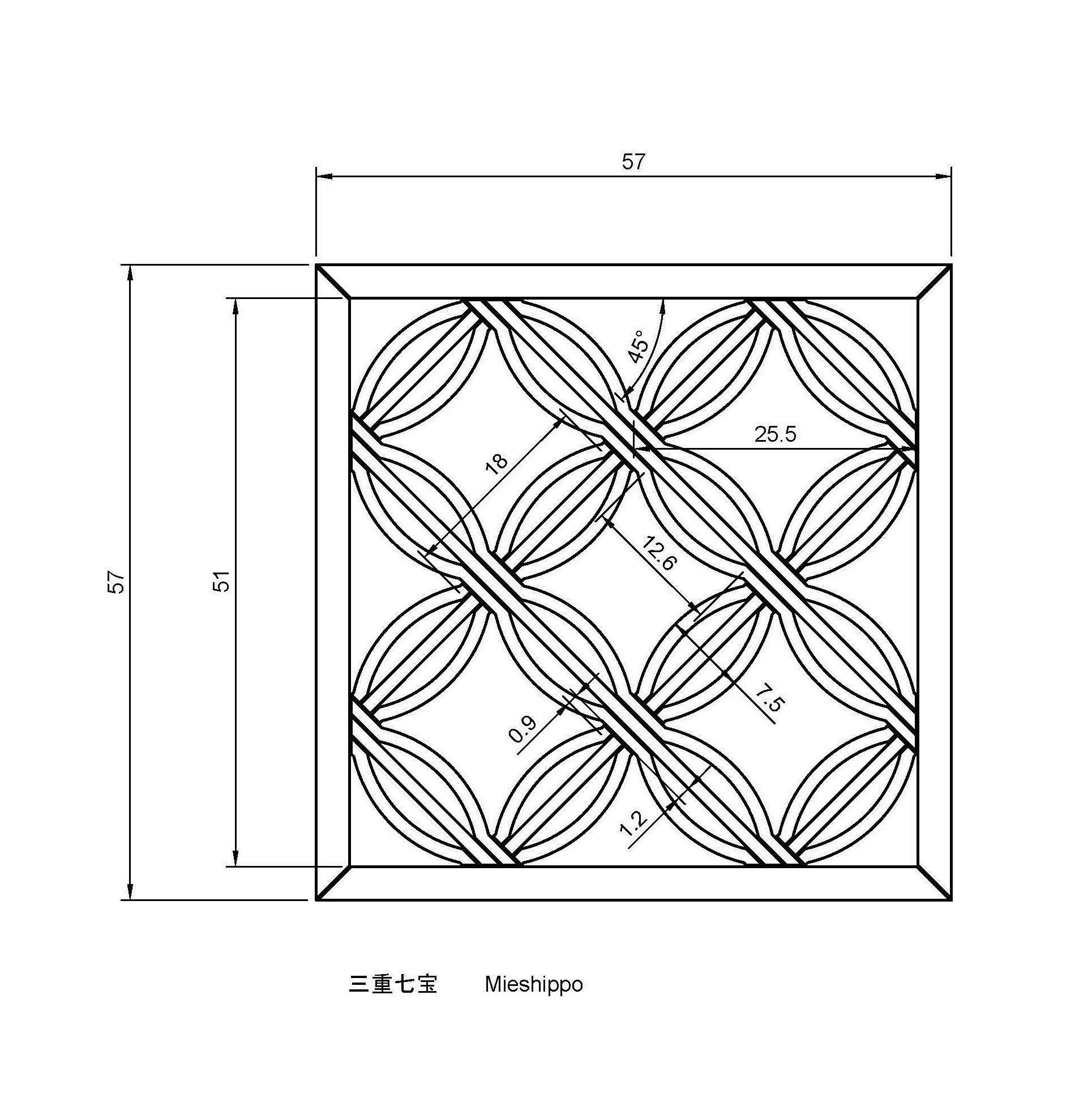 Mieshippo wooden wall art with intricate design 3D print model_1