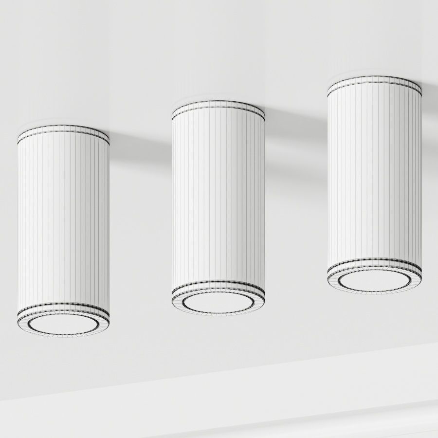 Puraluce Down 65 Wall Lamps 3D model_1