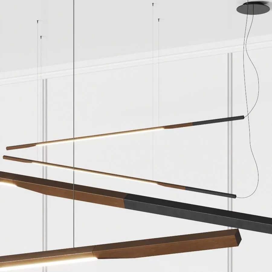 Oluce Ilo 487 Pendant Lamps 3D model_0