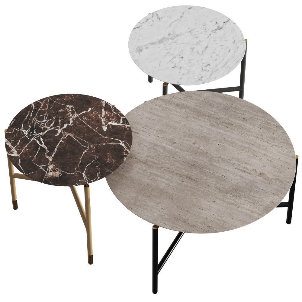 Flou Iko Coffee Tables 3D model_1