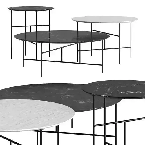 De Padova Sen Coffee Tables 3D model
