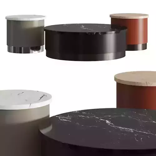 Tacchini Pastilles Coffee Tables 3D model