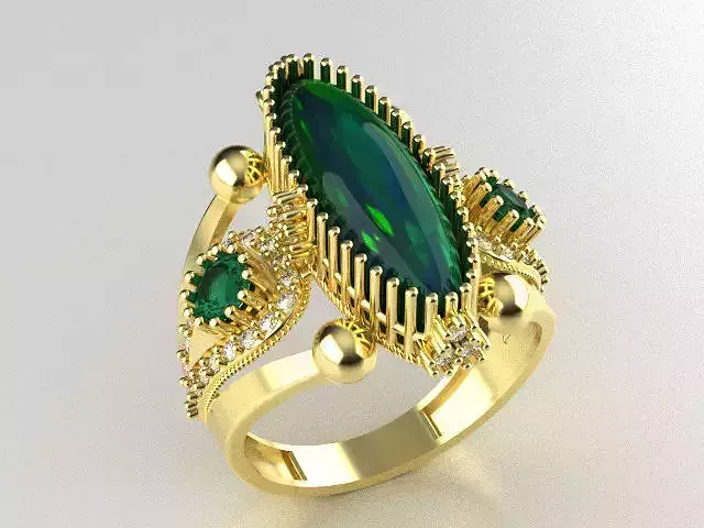 big stone woman ring r00063