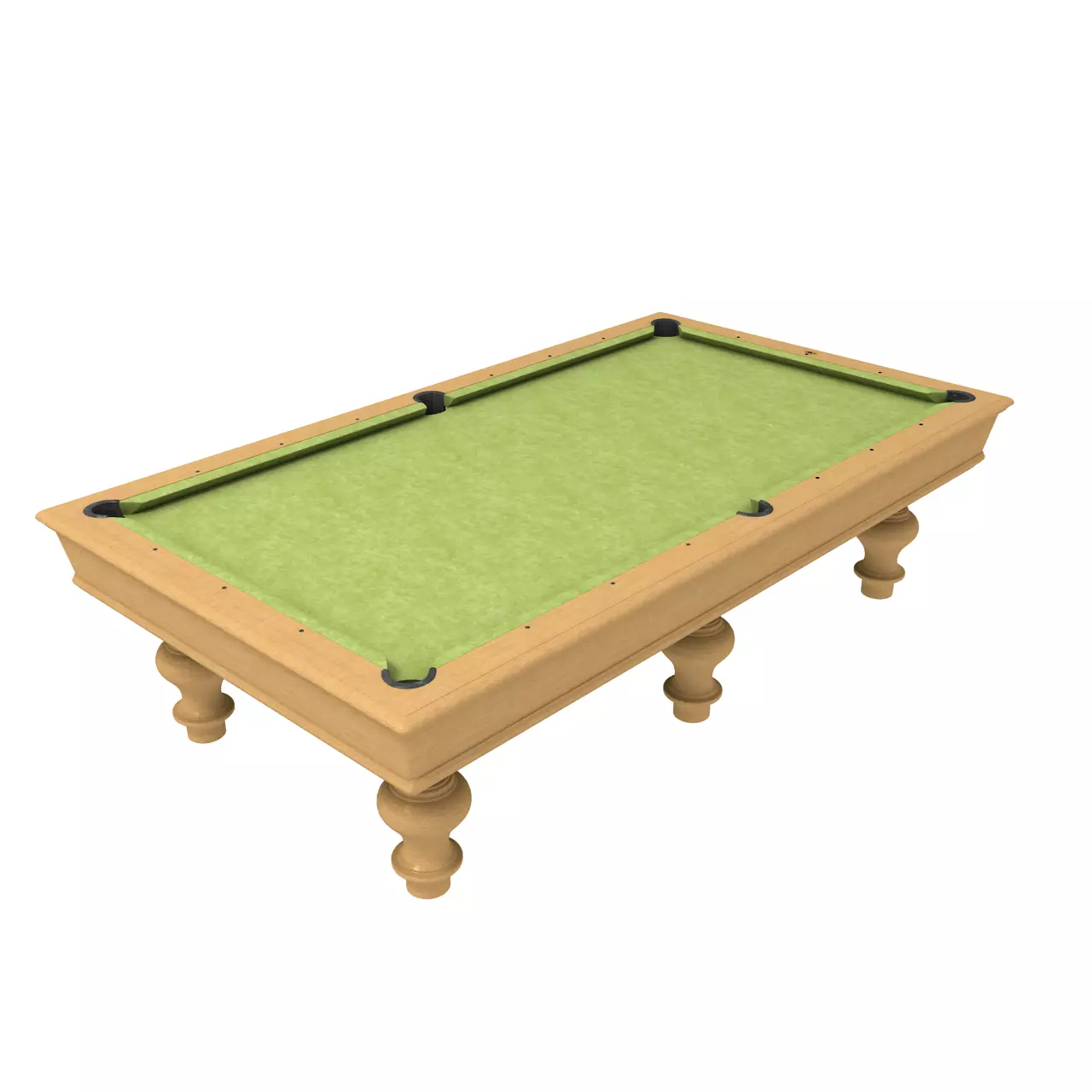 Pool Table 3D model_0