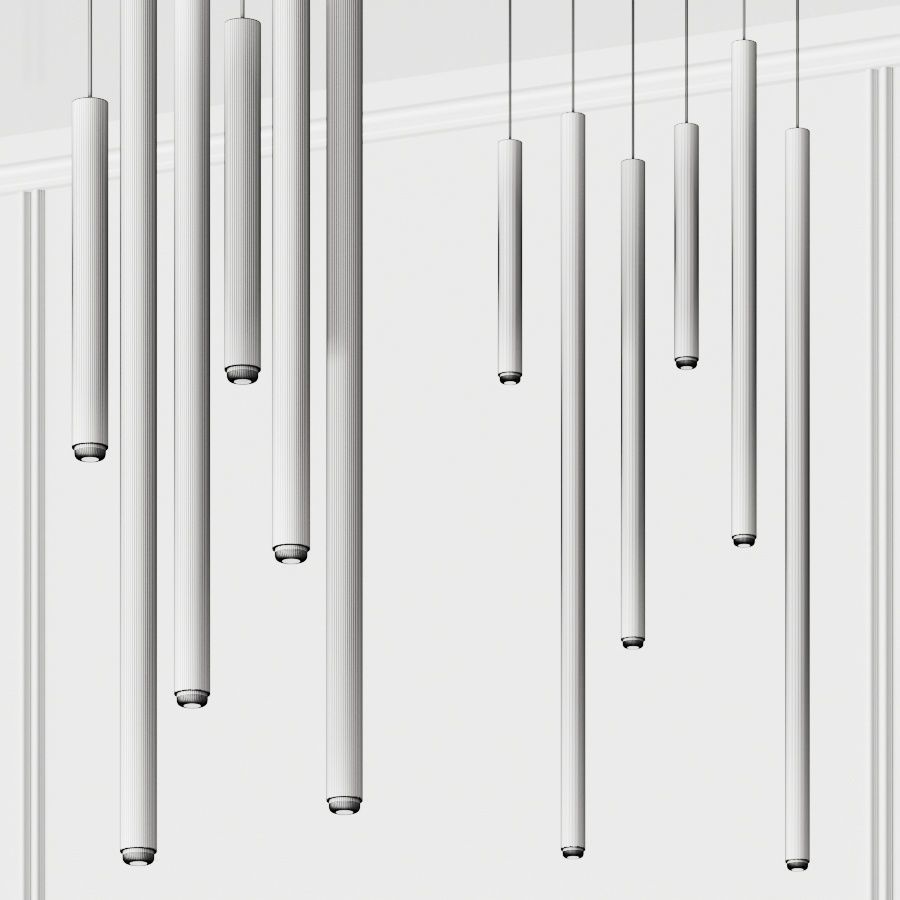 Riflessi Stilo Pendant Lamps 3D model_4