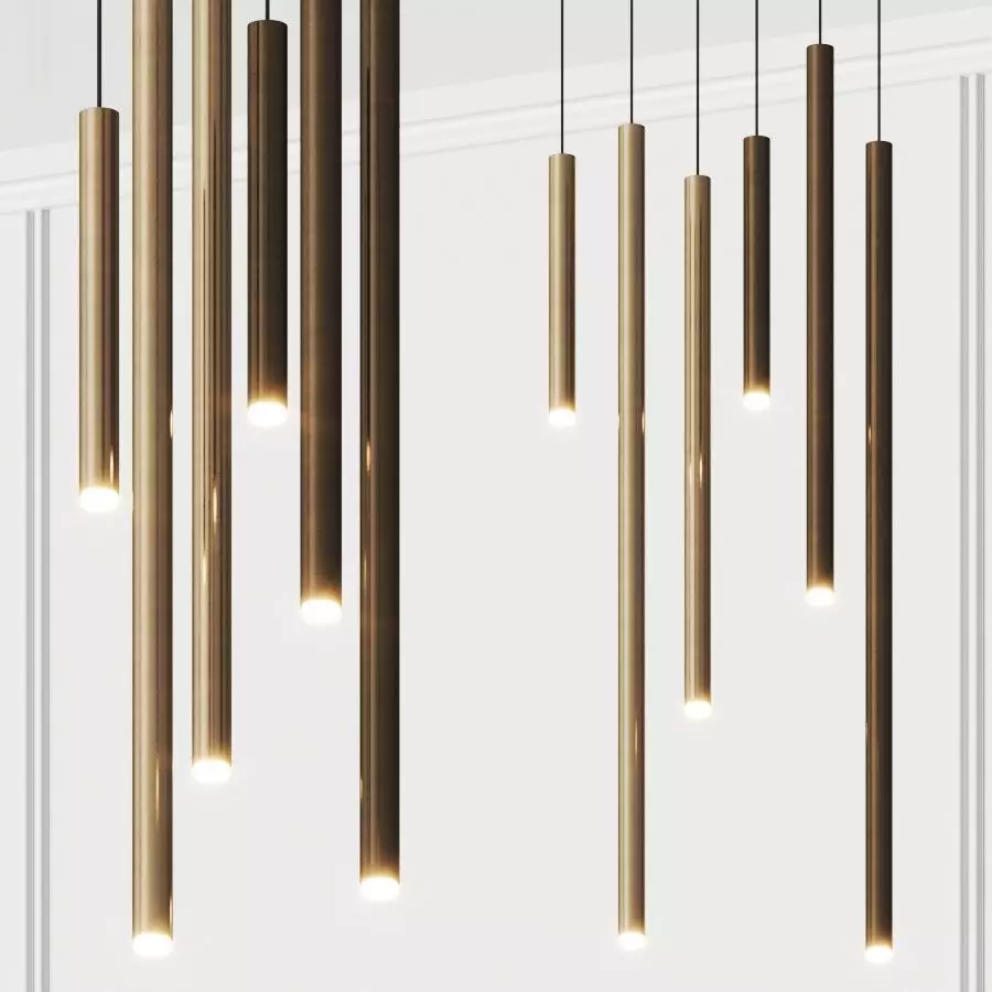 Riflessi Stilo Pendant Lamps 3D model_0