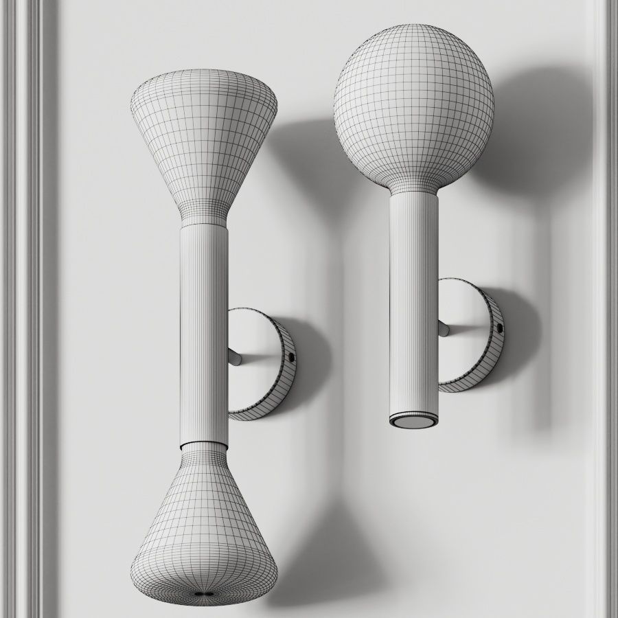 Egoluce Olim Wall Lamps 3D model_2