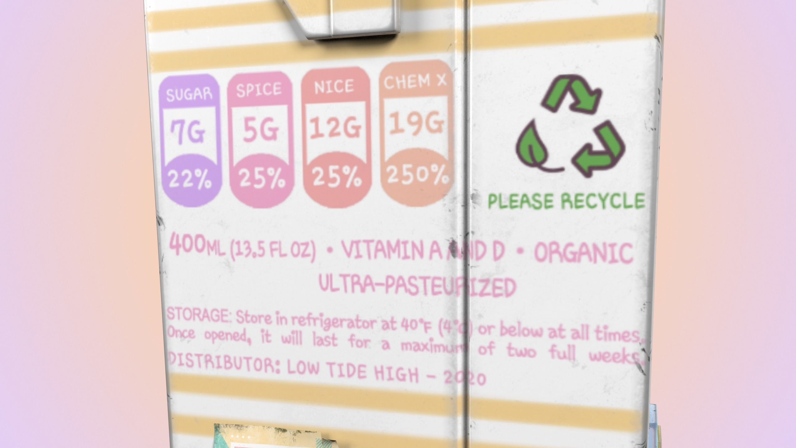 Cute Stylized Vending Machine PBR Low Poly Low-poly 3D model_7