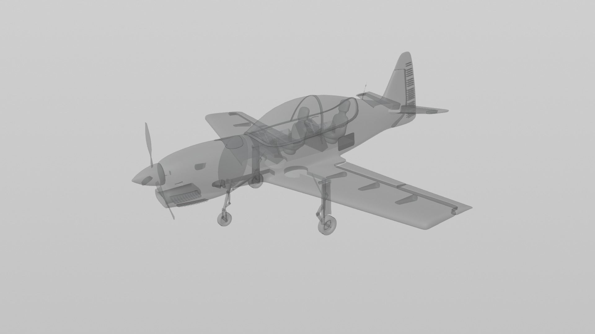 Yakolev Yak-152 - RUSSIAS NEW PRIMARY FLIGHT TRAINER - 3D model_108