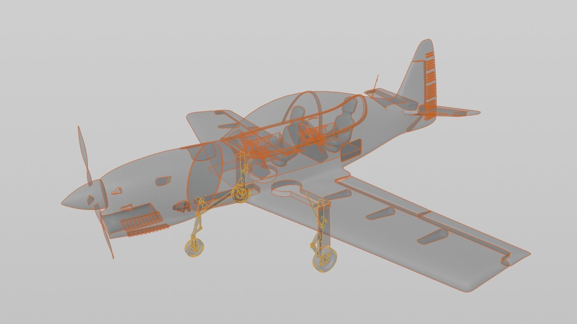 Yakolev Yak-152 - RUSSIAS NEW PRIMARY FLIGHT TRAINER - 3D model_106