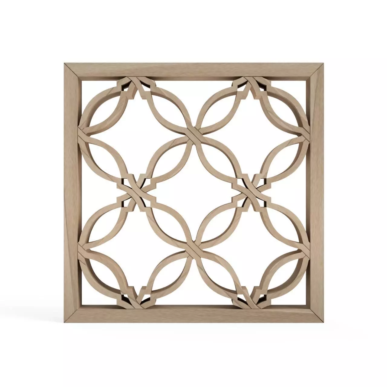 Chochinshippo wooden frame with intricate design 3D print model_0