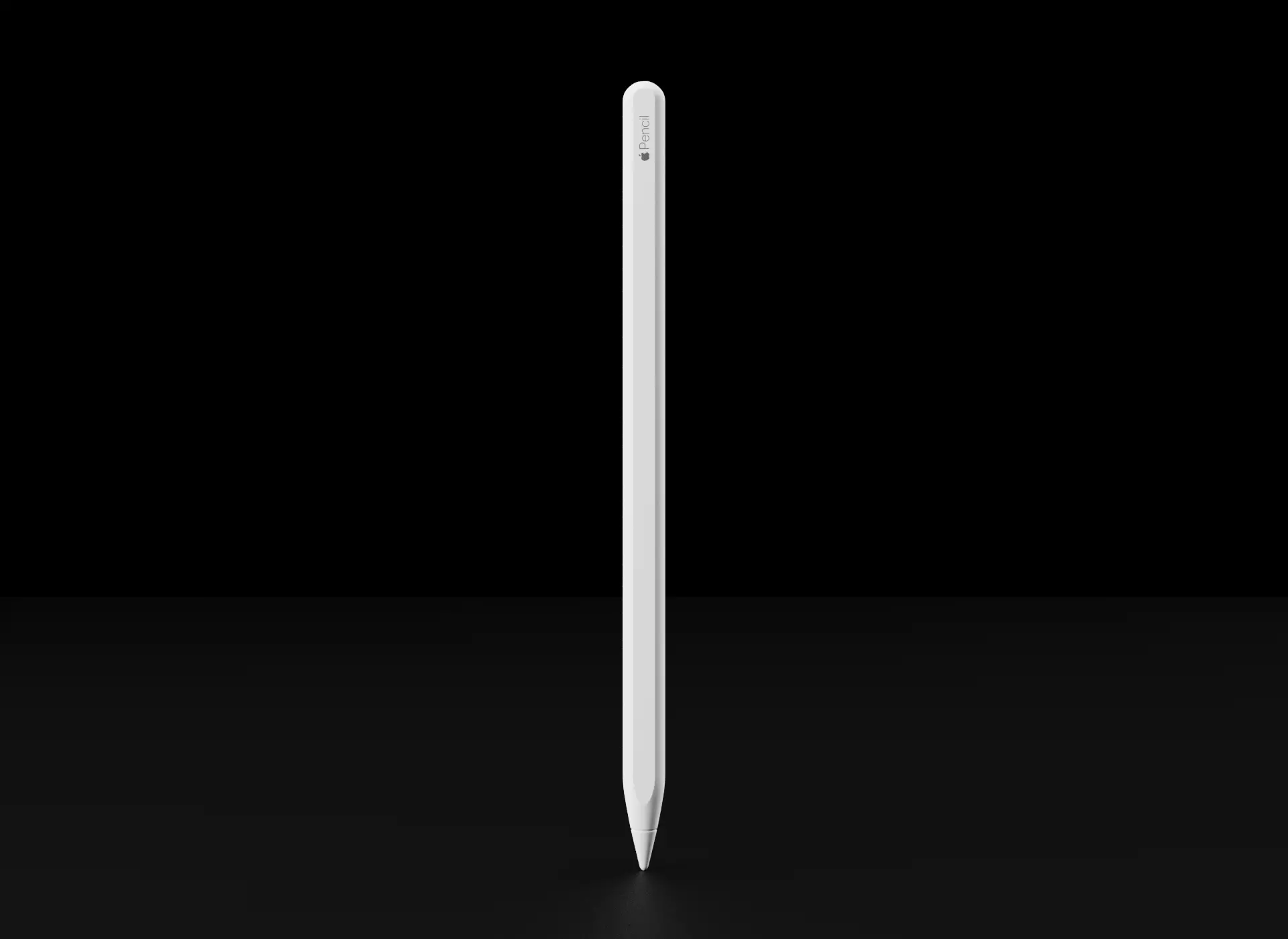 Apple Pencil 2 In Official Design Low-poly 3D model_0
