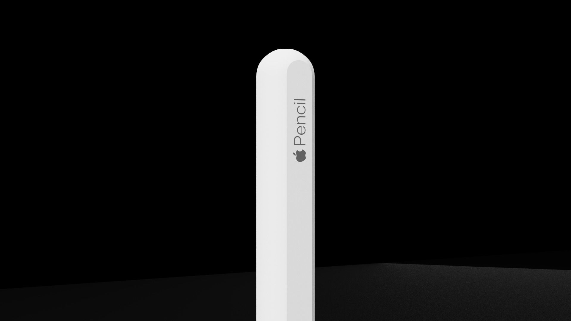 Apple Pencil 2 In Official Design Low-poly 3D model_4