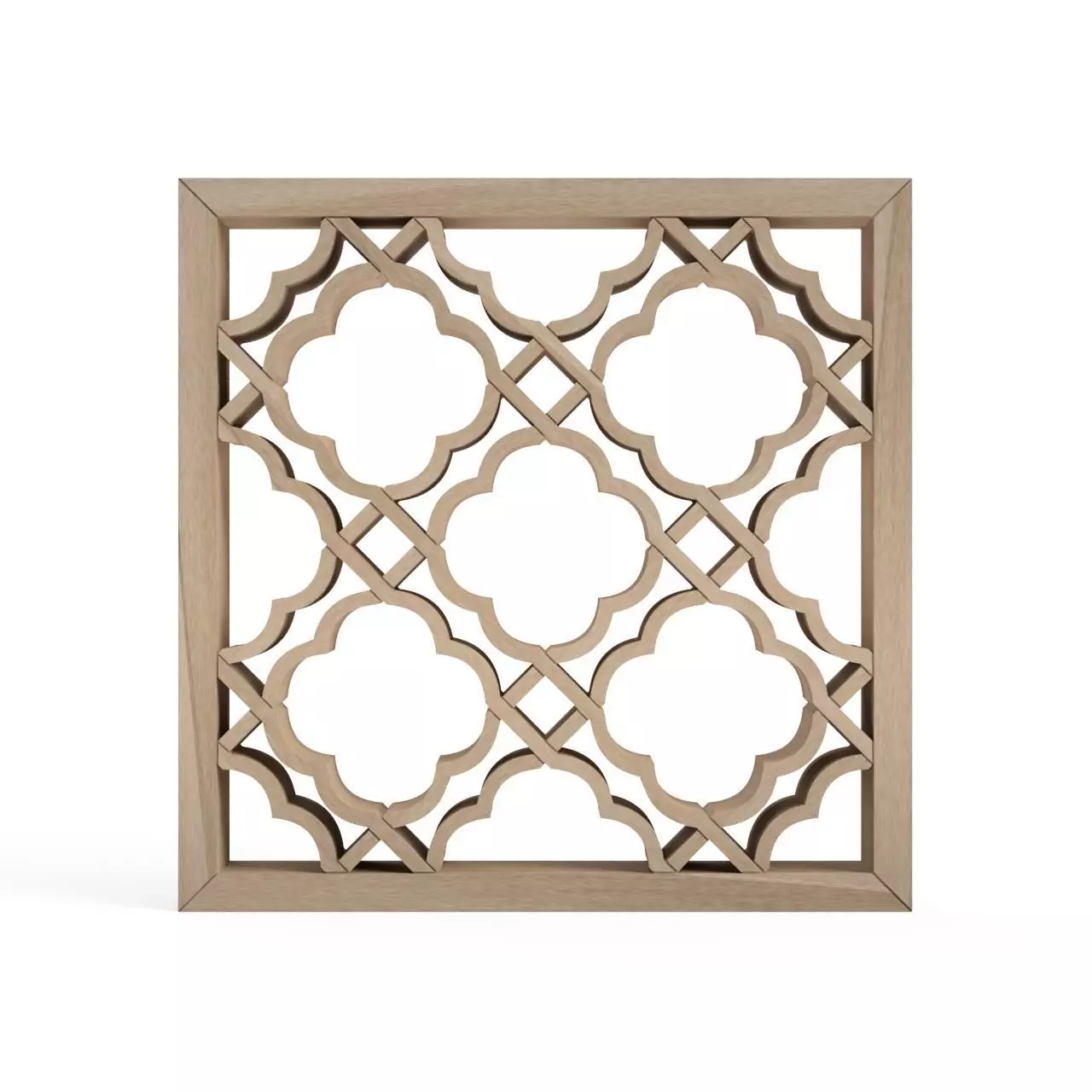 Maganemokko wooden frame with intricate design 3D print model