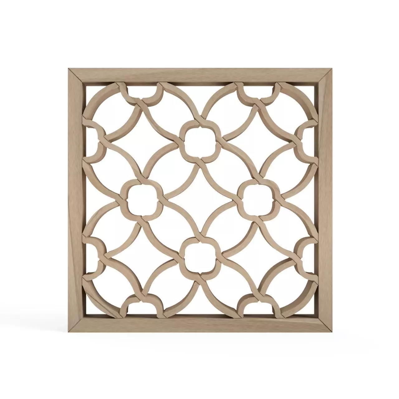 Komochishippo wooden wall panel with intricate design 3D print model