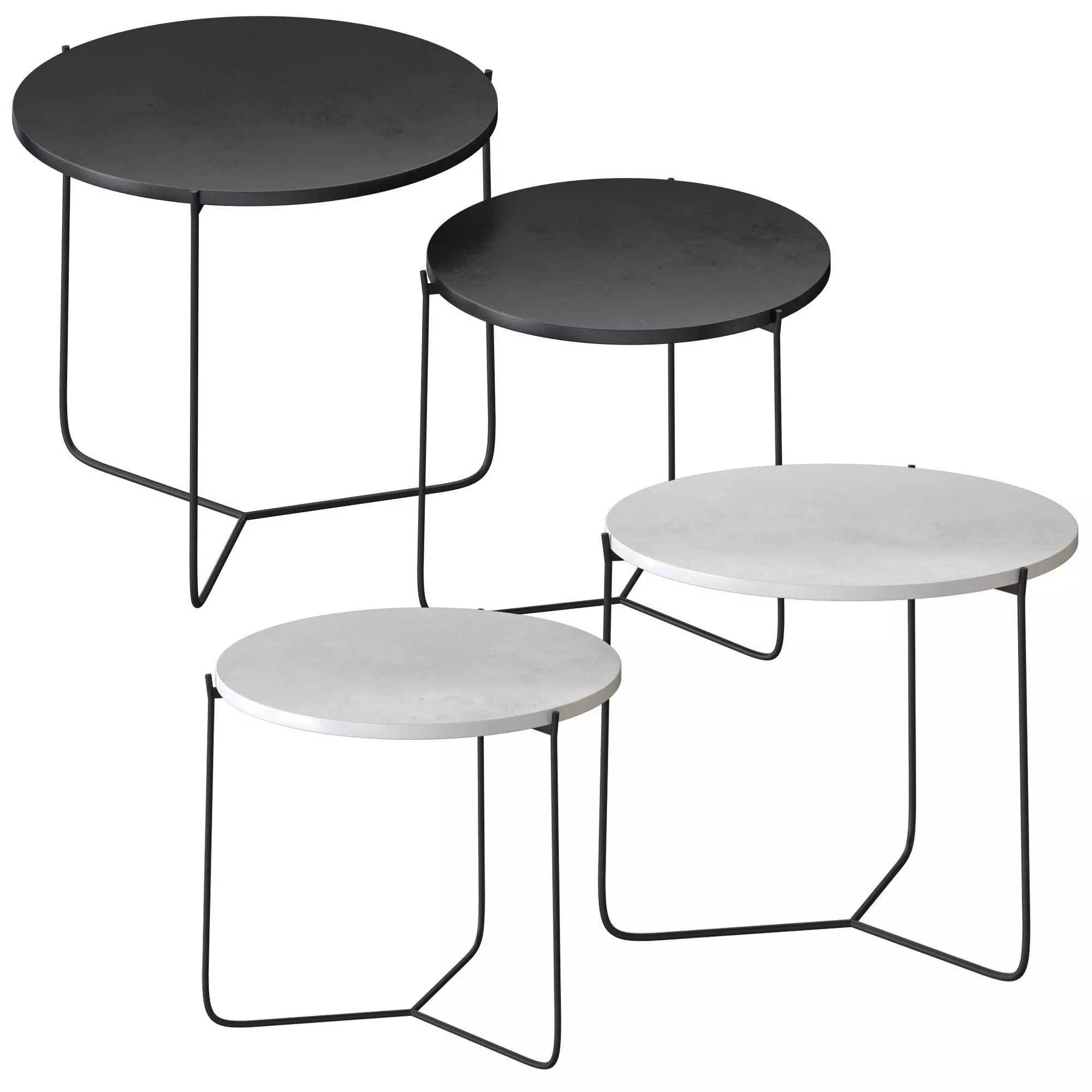 Coffee tables 3D model_0