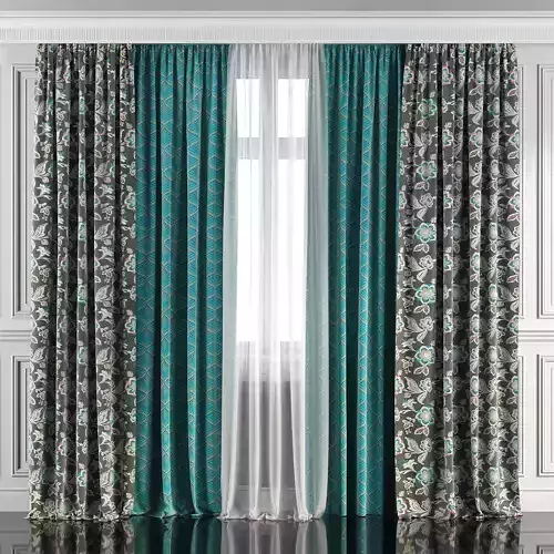 Curtain Set 97 3D model