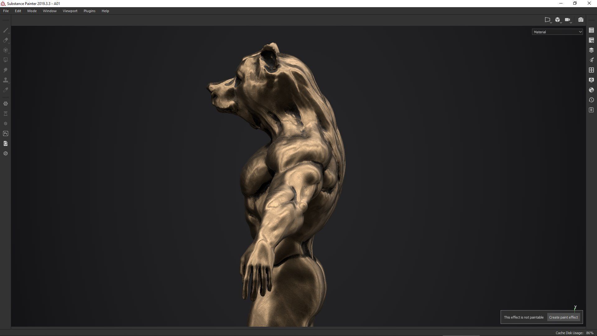 bear man low poly PBR Low-poly 3D model_18