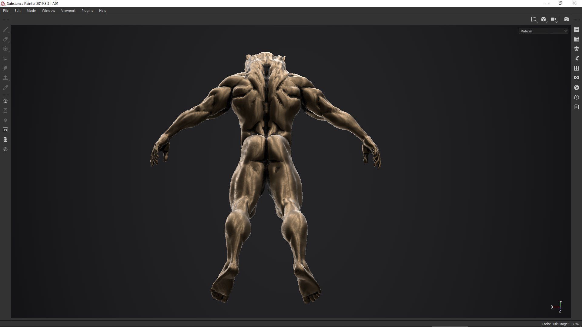 bear man low poly PBR Low-poly 3D model_30