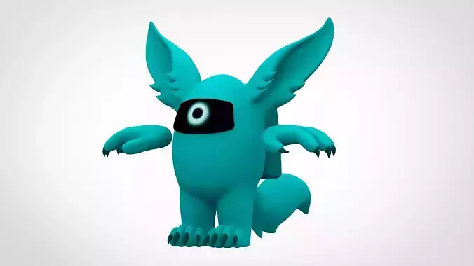 Among Us Teal Werewolf