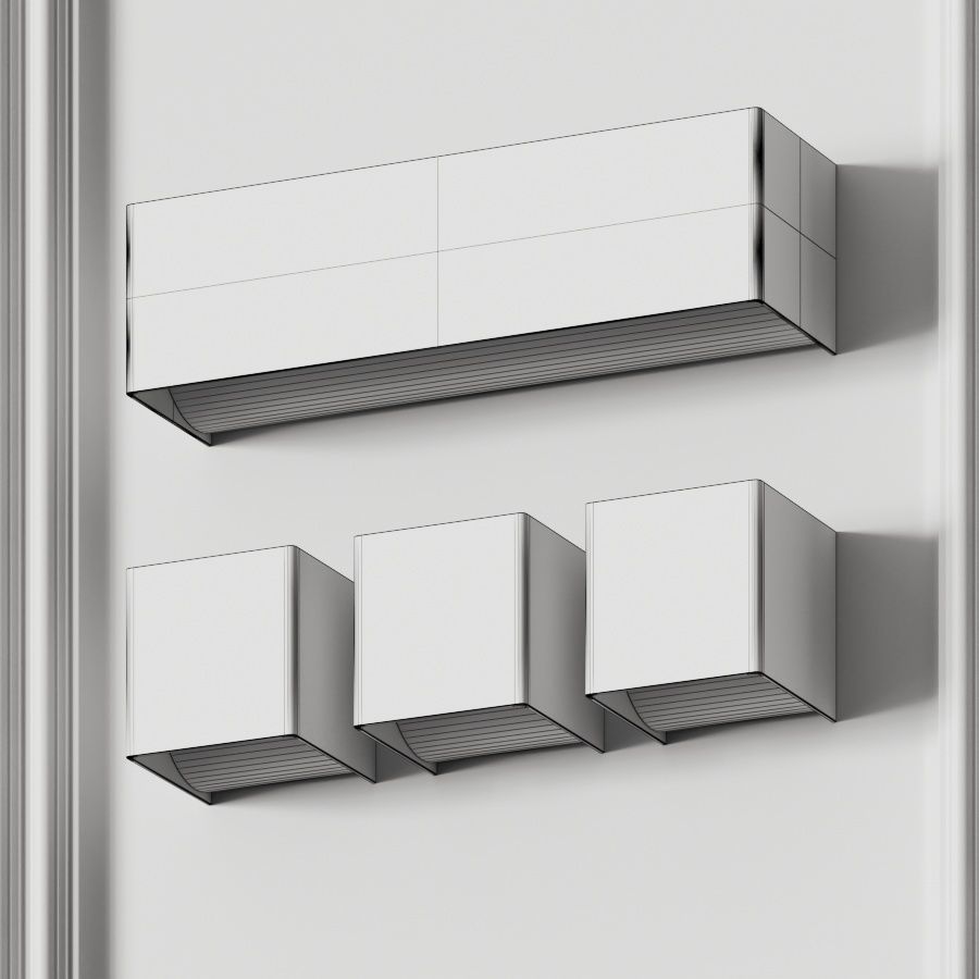 Gibas Gradino Wall Lights 3D model_2