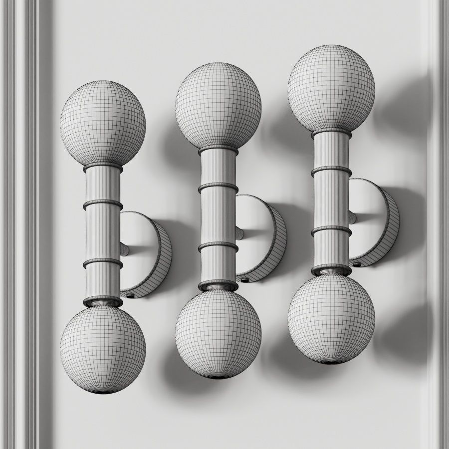 Gibas Nio Wall Lamps 3D model_2