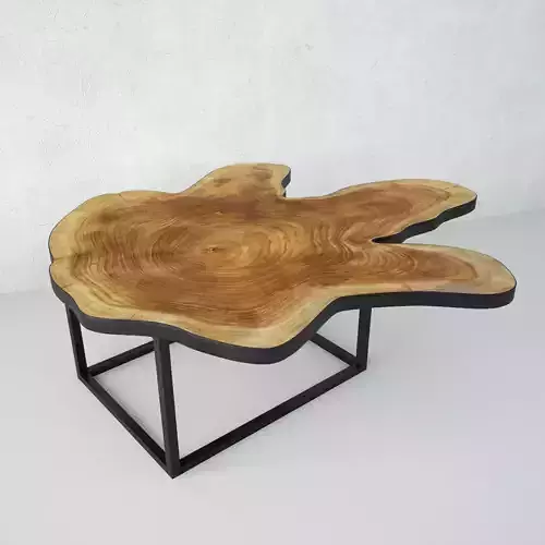 Organic Teak Stump Stool