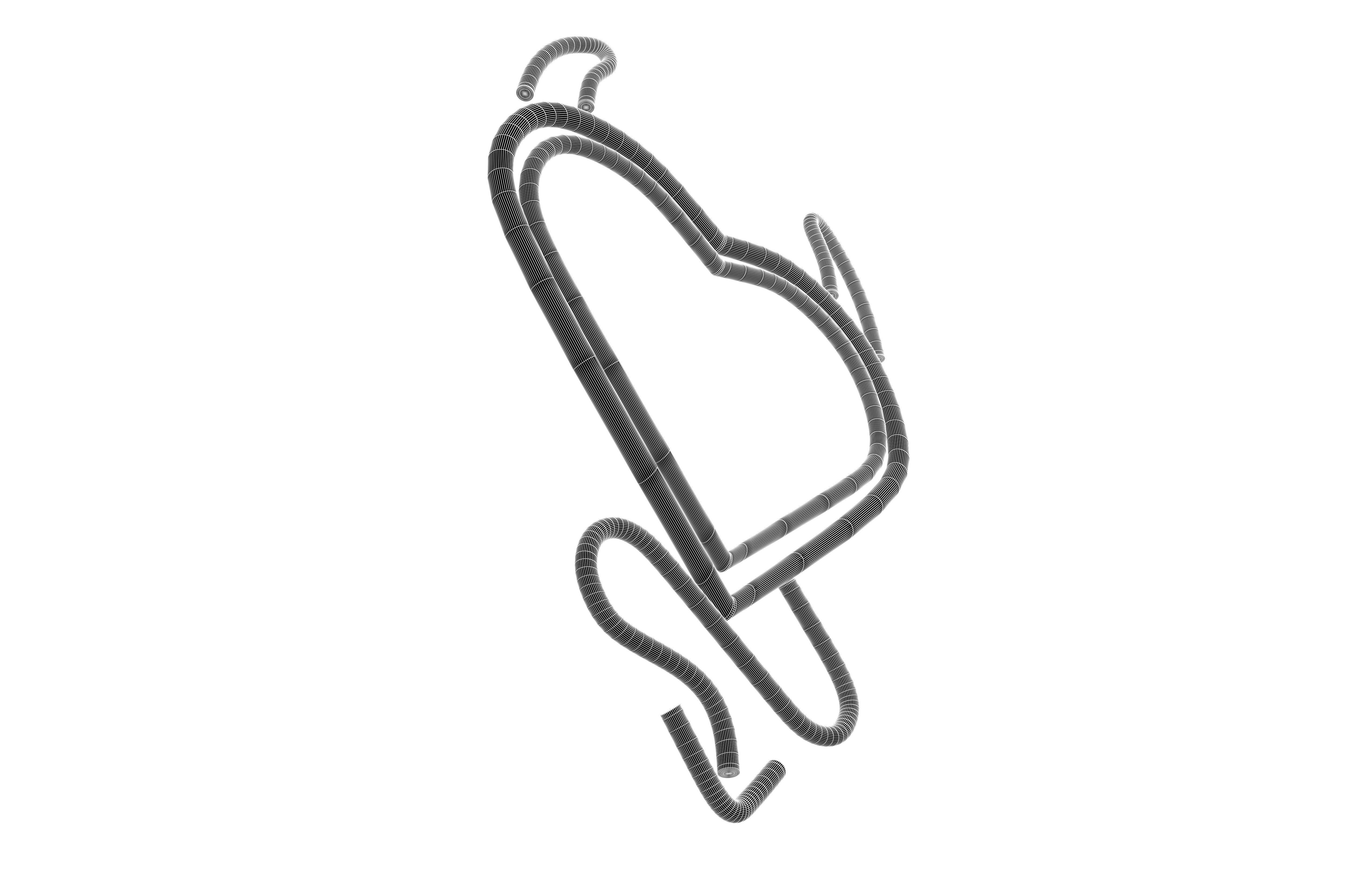 Devil Heart Emblem v1 003 Low-poly 3D model_7