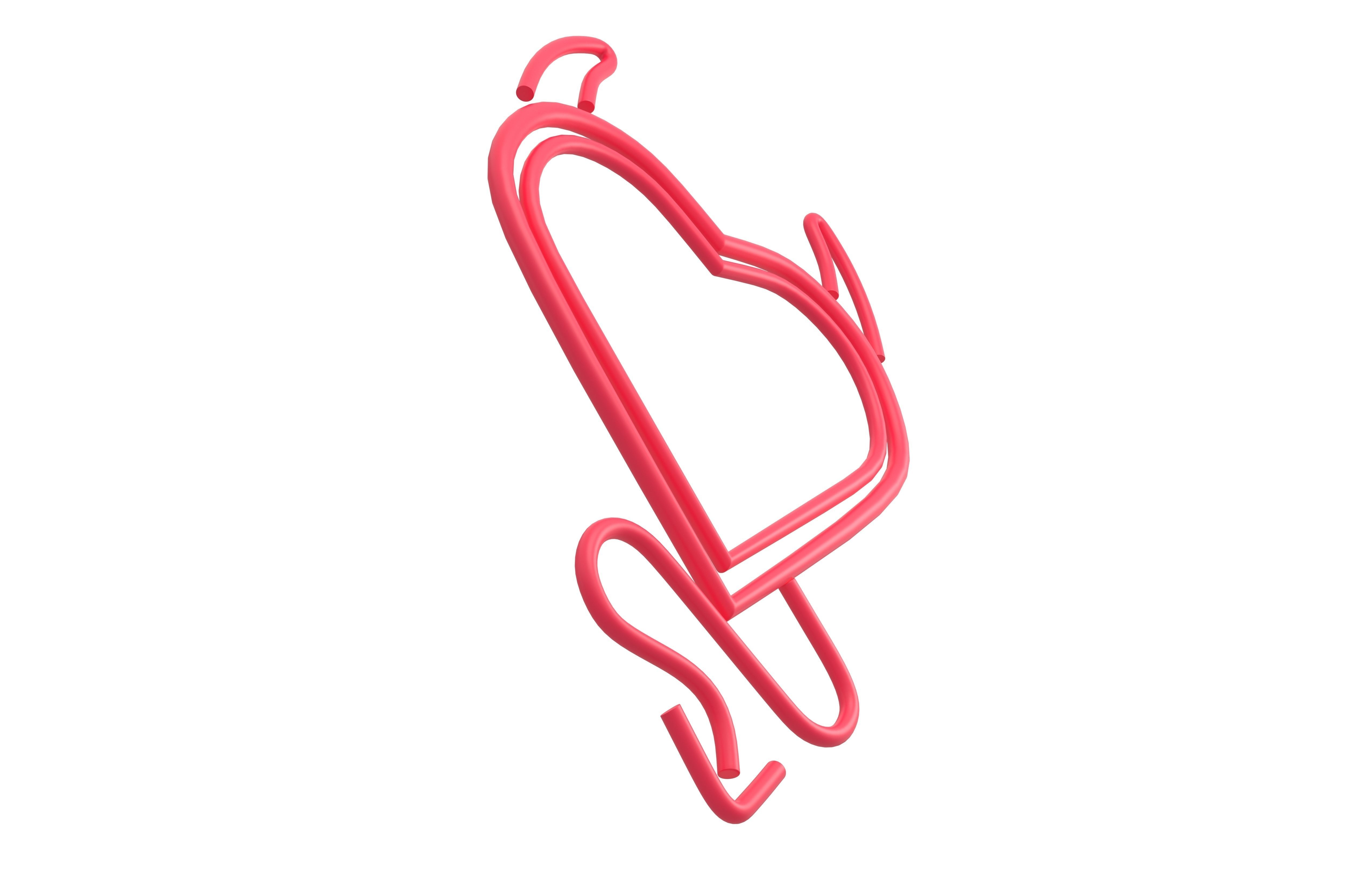 Devil Heart Emblem v1 003 Low-poly 3D model_3