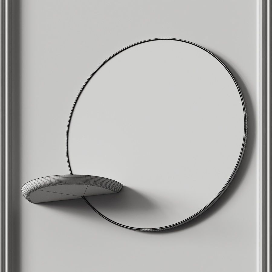 Pianca Contralto Mirror 3D model_2