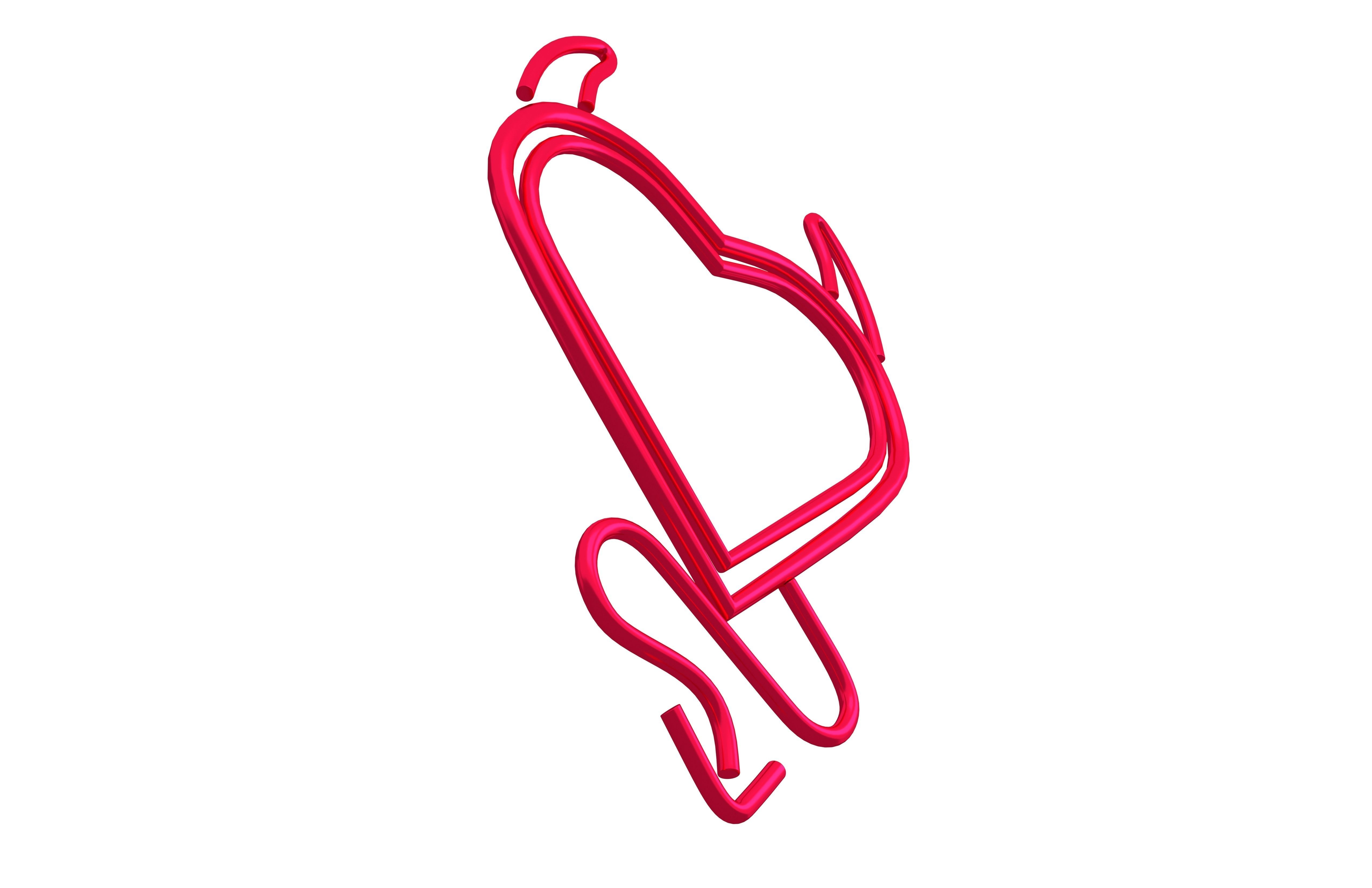 Devil Heart Emblem v1 007 Low-poly 3D model_3