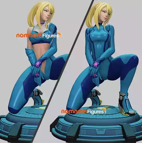 Samus Aran - Version 1 and 2 3D print model