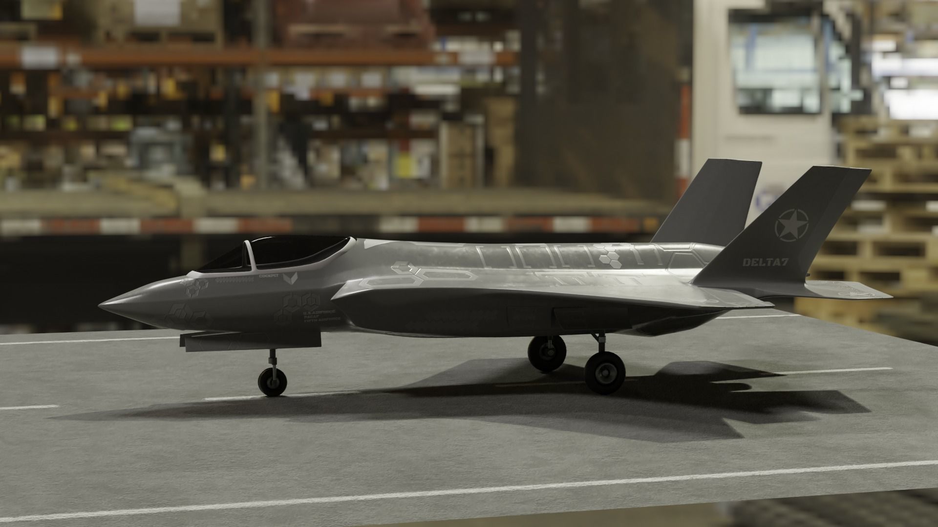 F-35 LIGHTNING2 Free 3D model_8